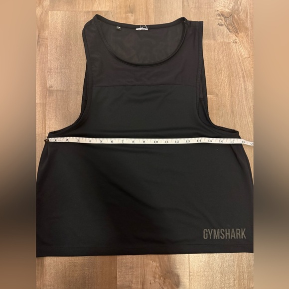 Gymshark Women’s Black Training Mesh Top Size Medium - Picture 2 of 5